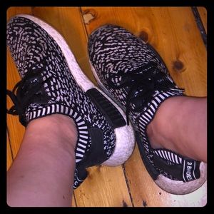 Adidas NMD Boost Black and White size size 9